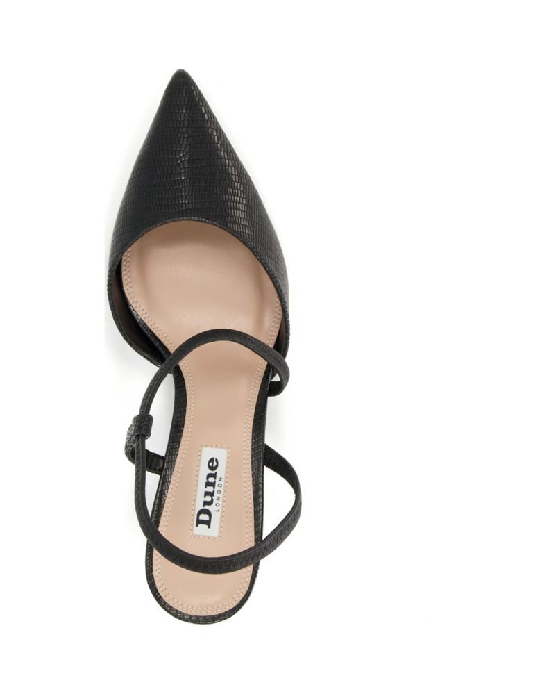 Kitten Heel Pointed Court Shoes 3 of 3