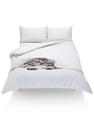 Kitten Print Bedding Set M&S