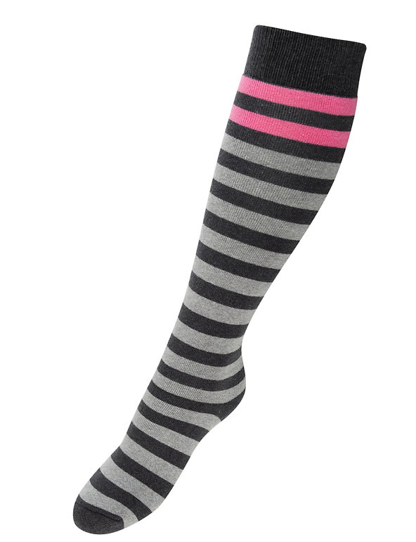 Knee High Striped Welly Socks Image 1 of 1