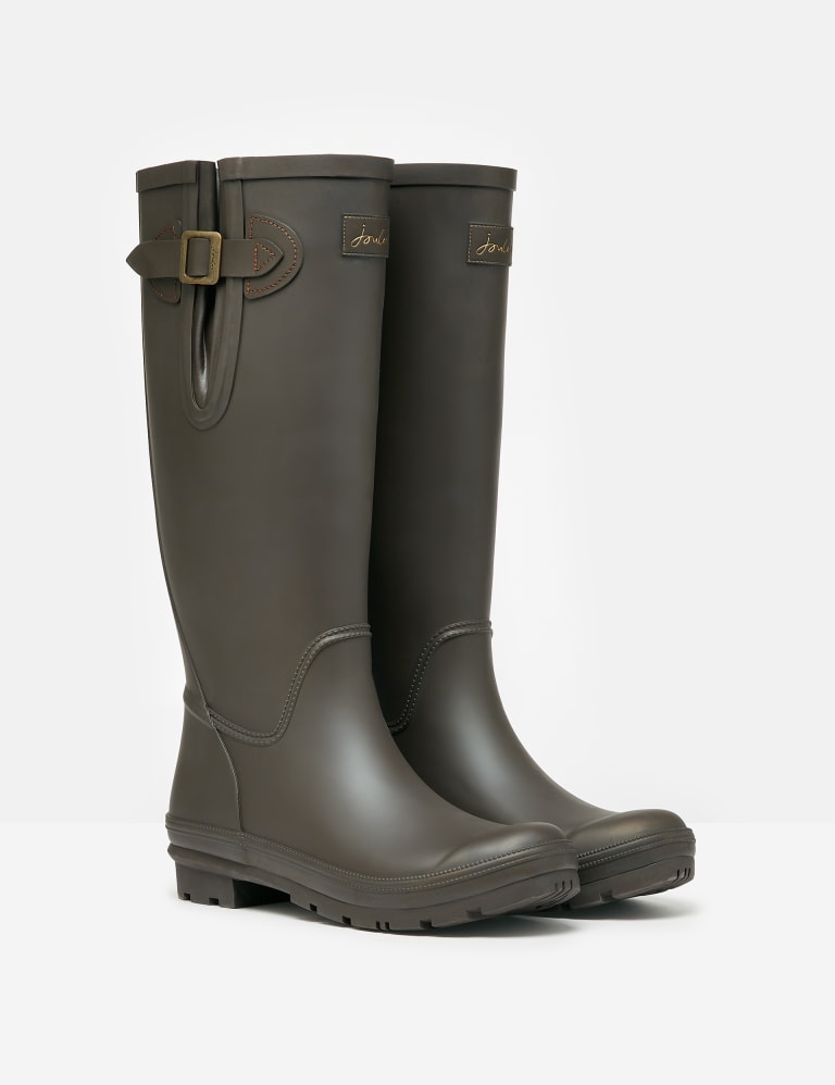 Joules Women s Field Welly Olive Size Tall Height Rain Boot