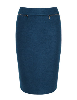 Knee Length Pencil Skirt with New Wool Image 2 of 6