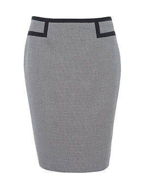 Knee Length Tipped Pencil Skirt Image 2 of 5