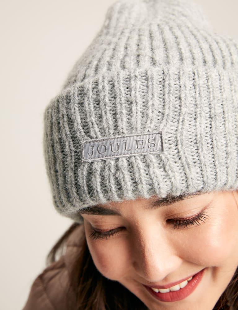Joules cable knit bobble hat discount