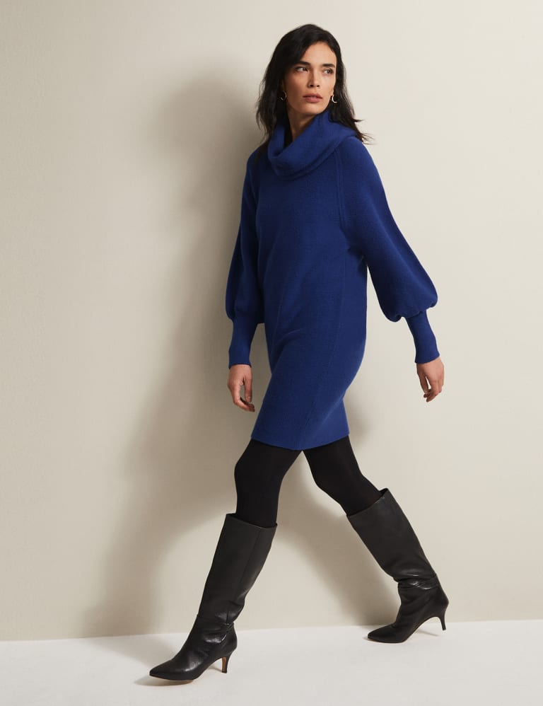 Blue jumper hot sale skirt