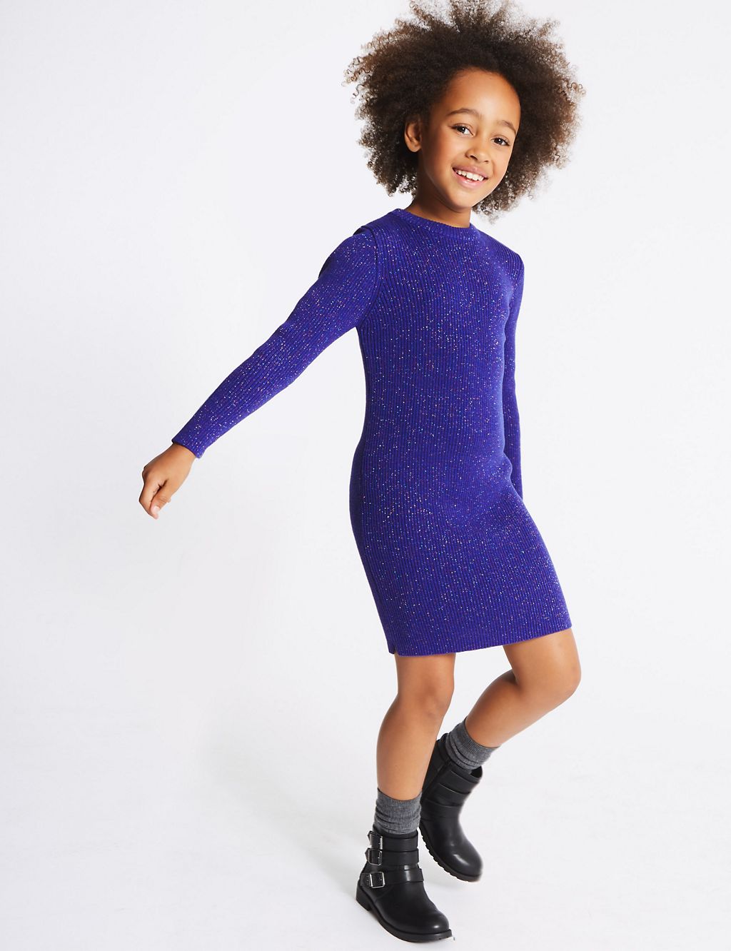 Knitted Dress (3-14 Years) 3 of 5