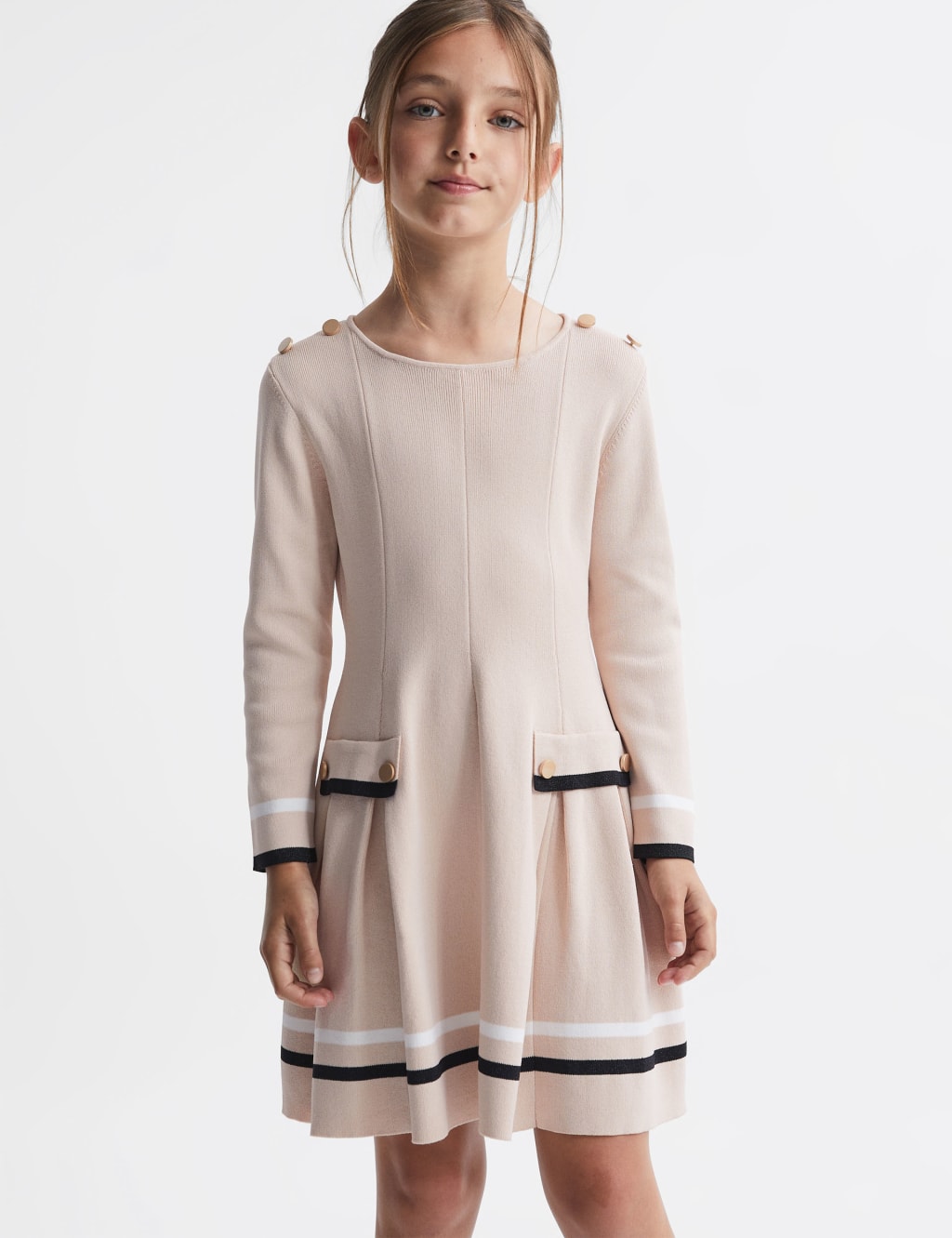 14+ Knit Long Sleeve Dress
