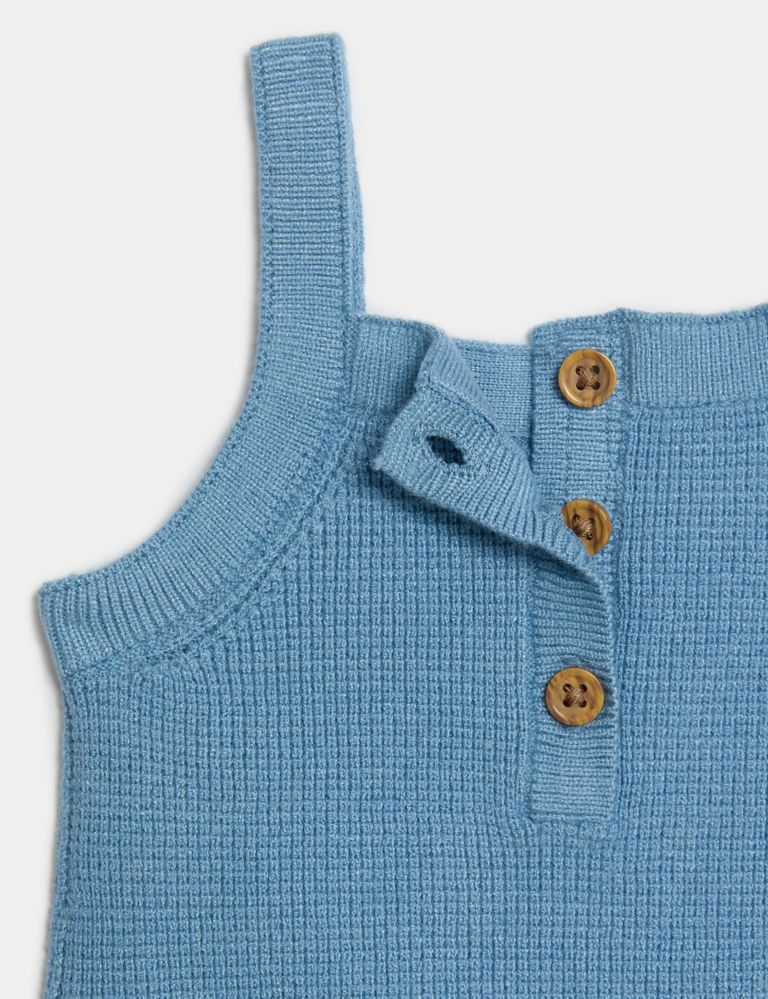 Knitted Dungarees (7lbs-1 Yrs) 4 of 5
