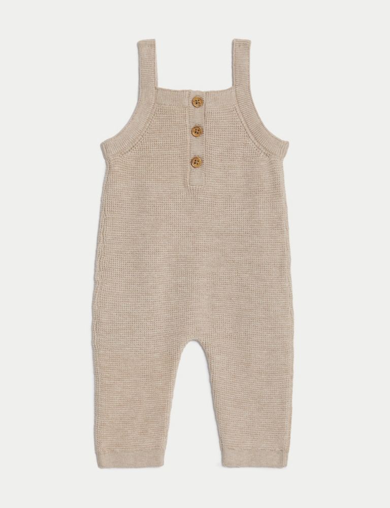 Knitted Dungarees (7lbs-12 Mths) 3 of 6