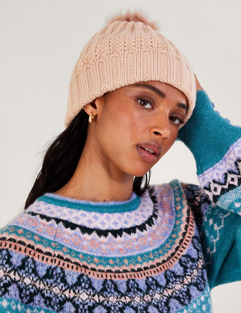 M&s fur hat top