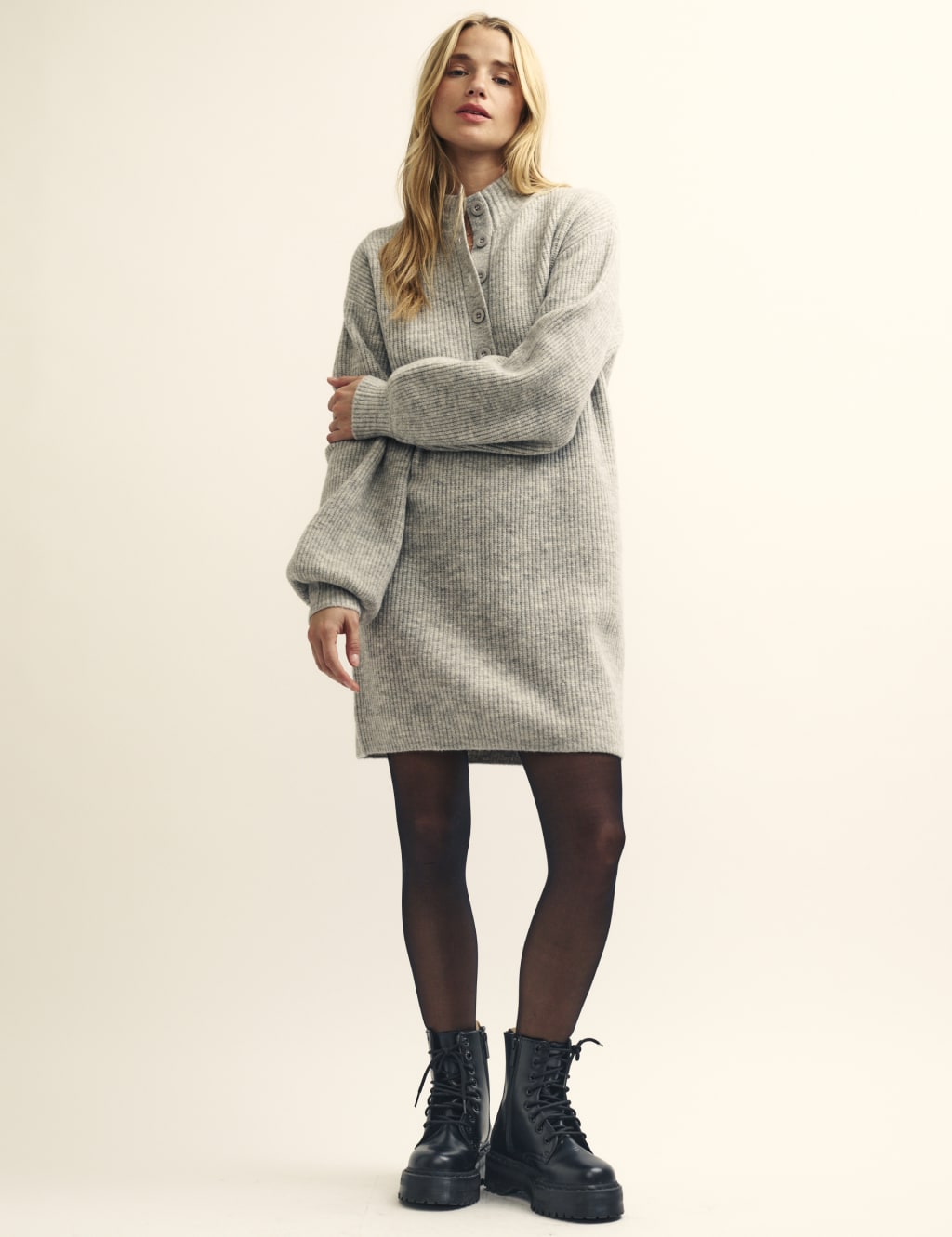 Knitted sale jumper dress