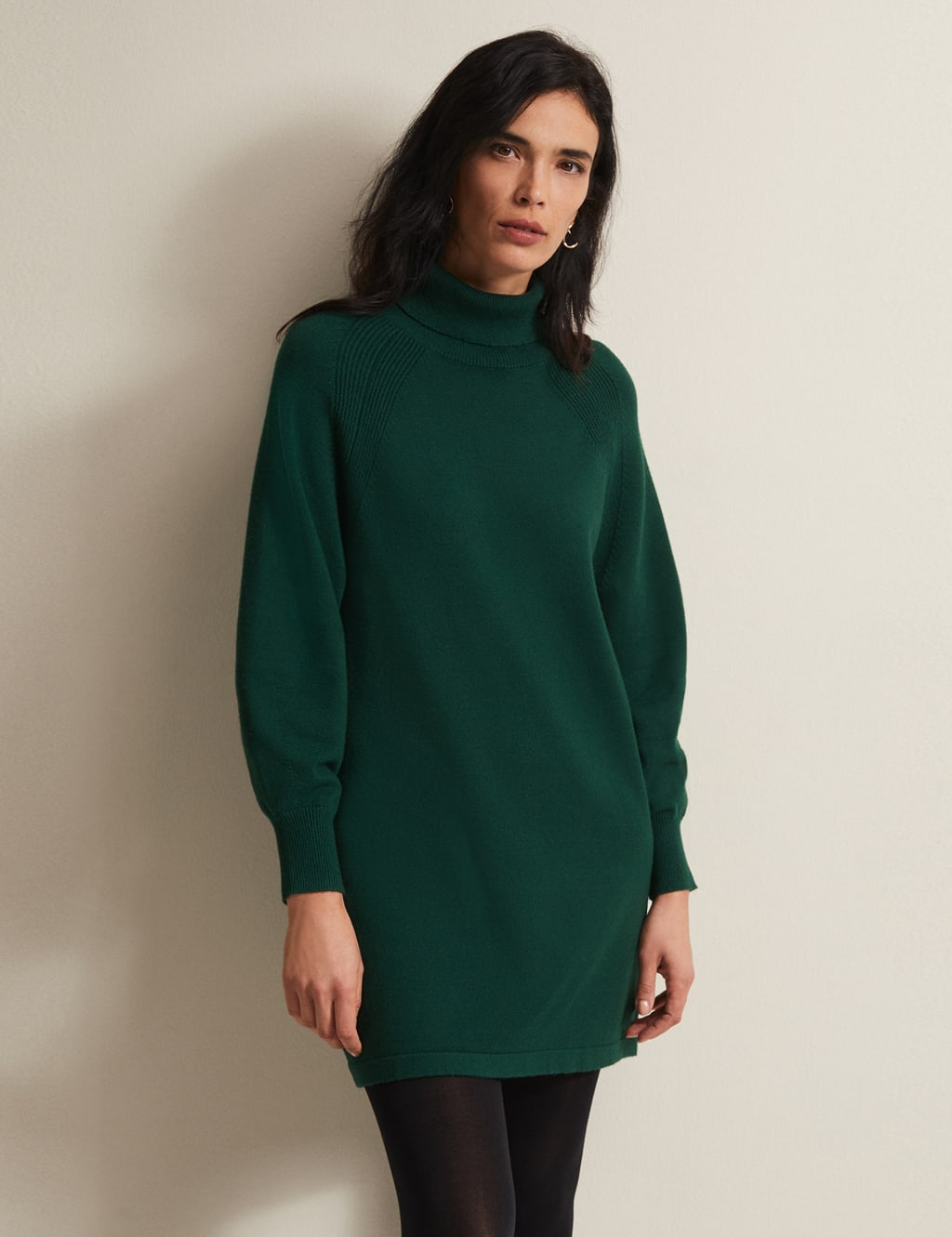 Dark green jumper dress on sale