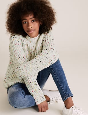 marks and spencer girls jumpers