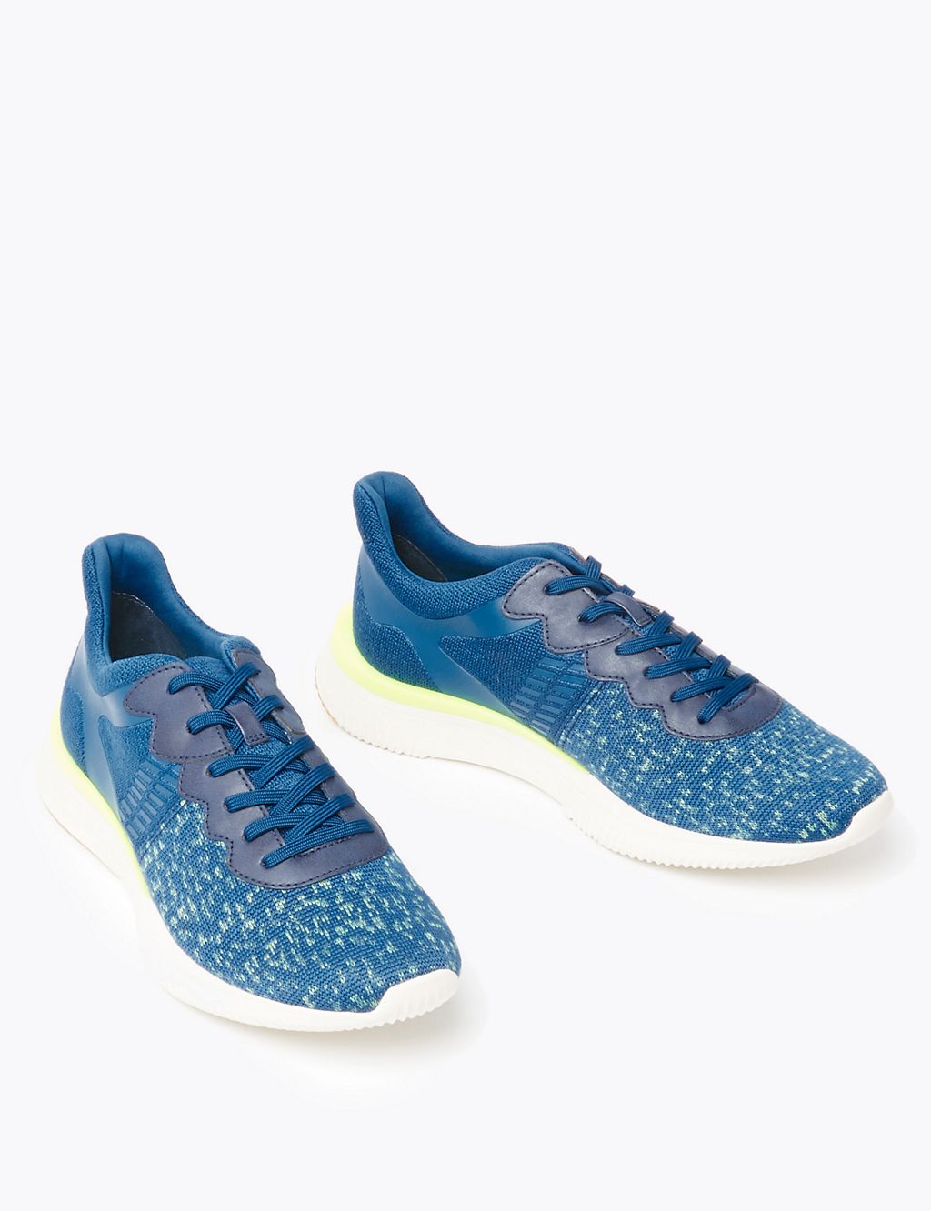 Knitted Lace-Up Active Trainers 2 of 5