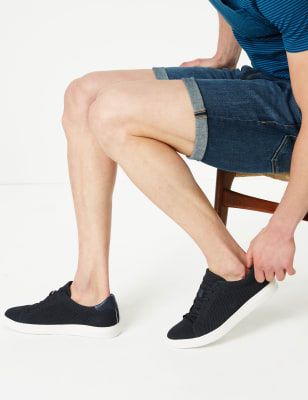 m&s slip on trainers