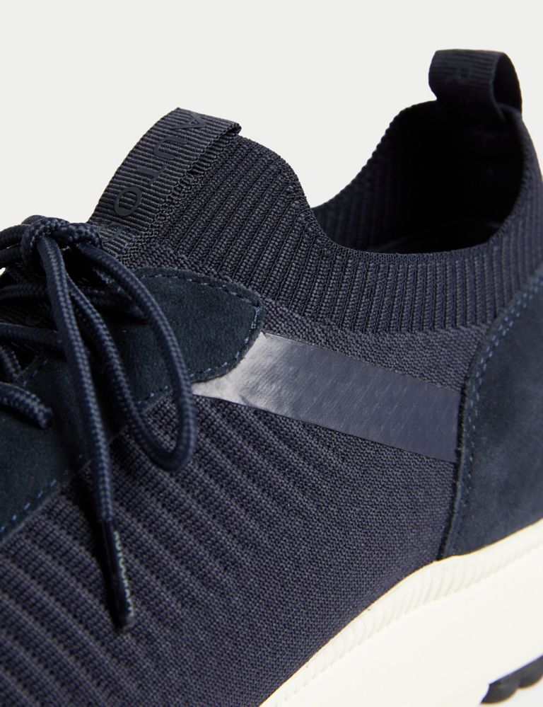Knitted Lace Up Trainers with Freshfeet™ 3 of 4