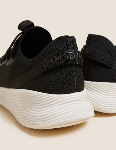 Knitted Lace Up Trainers 4 of 4
