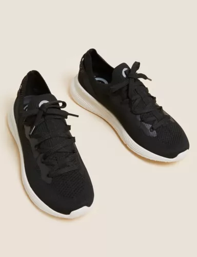 Knitted Lace Up Trainers 2 of 4