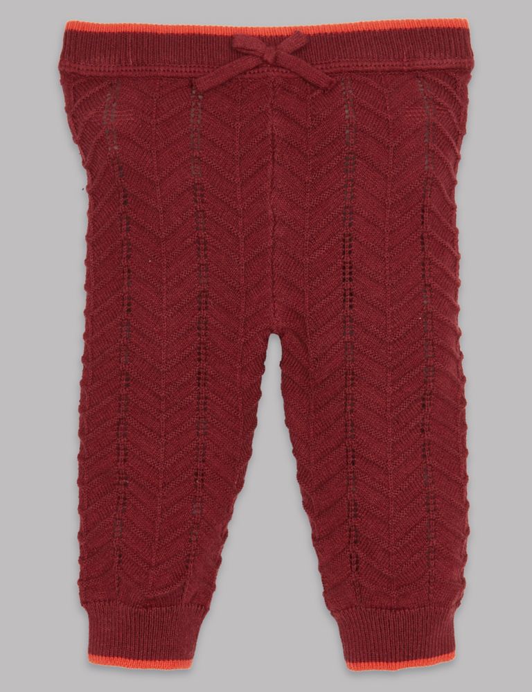 Knitted Leggings with Cashmere 1 of 3