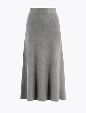 Knitted Midi Skirt Image 2 of 5