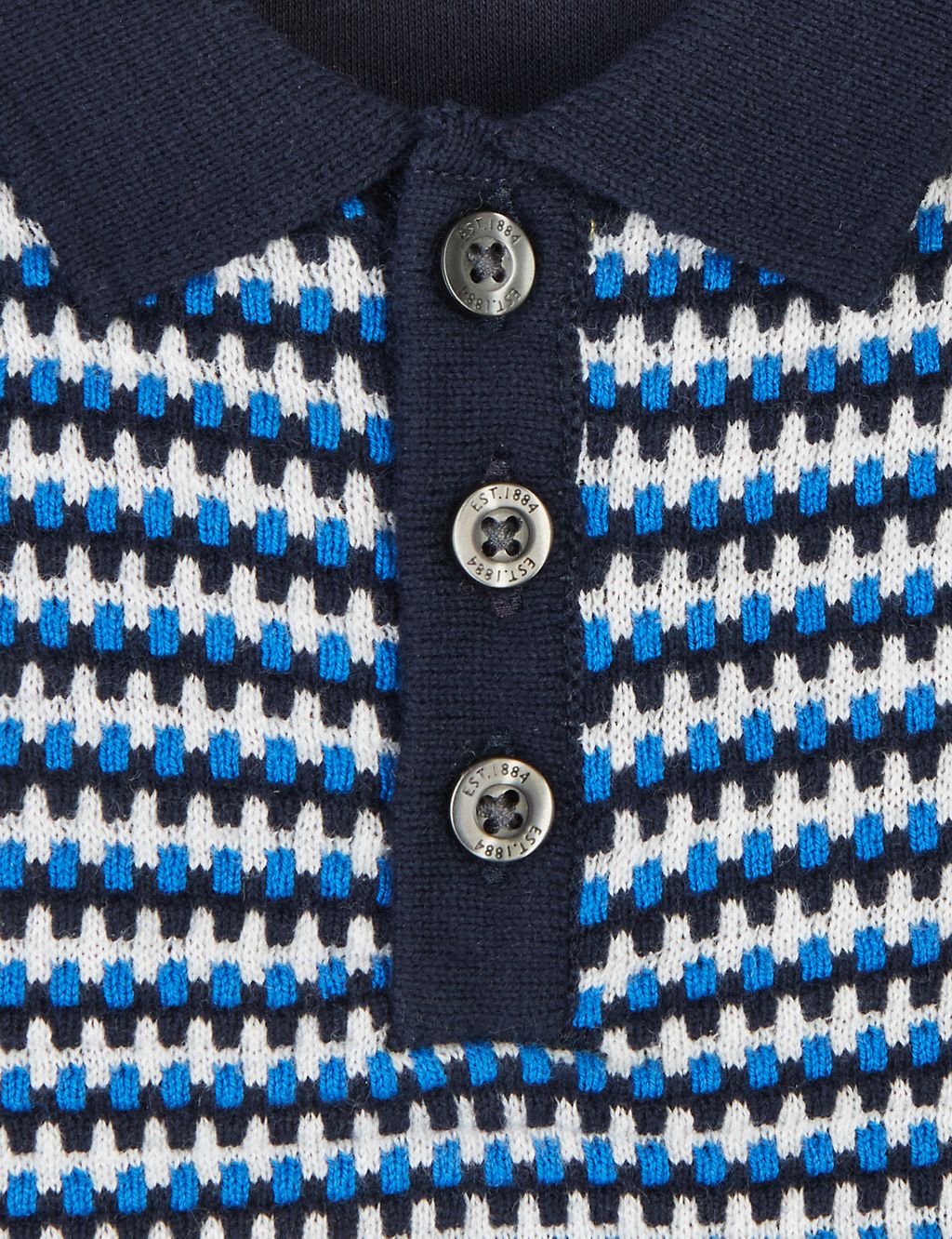 Knitted Polo Bodysuit (0-3 Yrs) 2 of 4