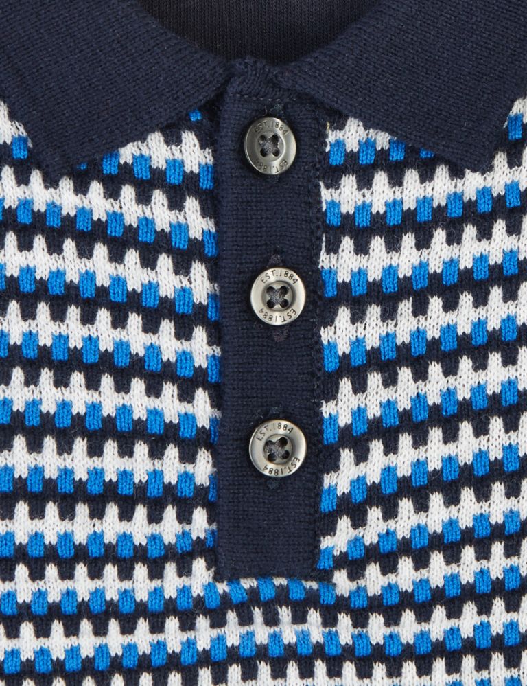 Knitted Polo Bodysuit (0-3 Yrs) 3 of 4
