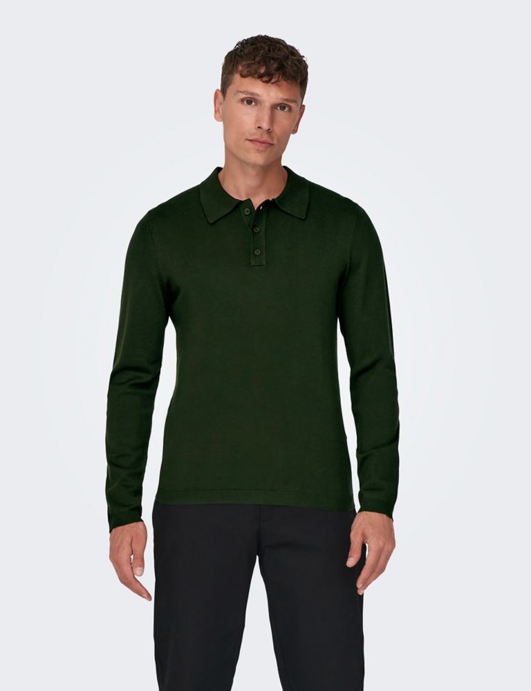 Knitted Polo Shirt 1 of 7