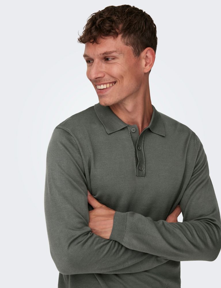 Knitted Polo Shirt | ONLY & SONS | M&S