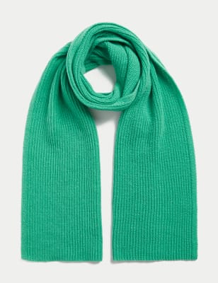 CHINTI & PARKER Ribbed Wool-Cashmere Scarf