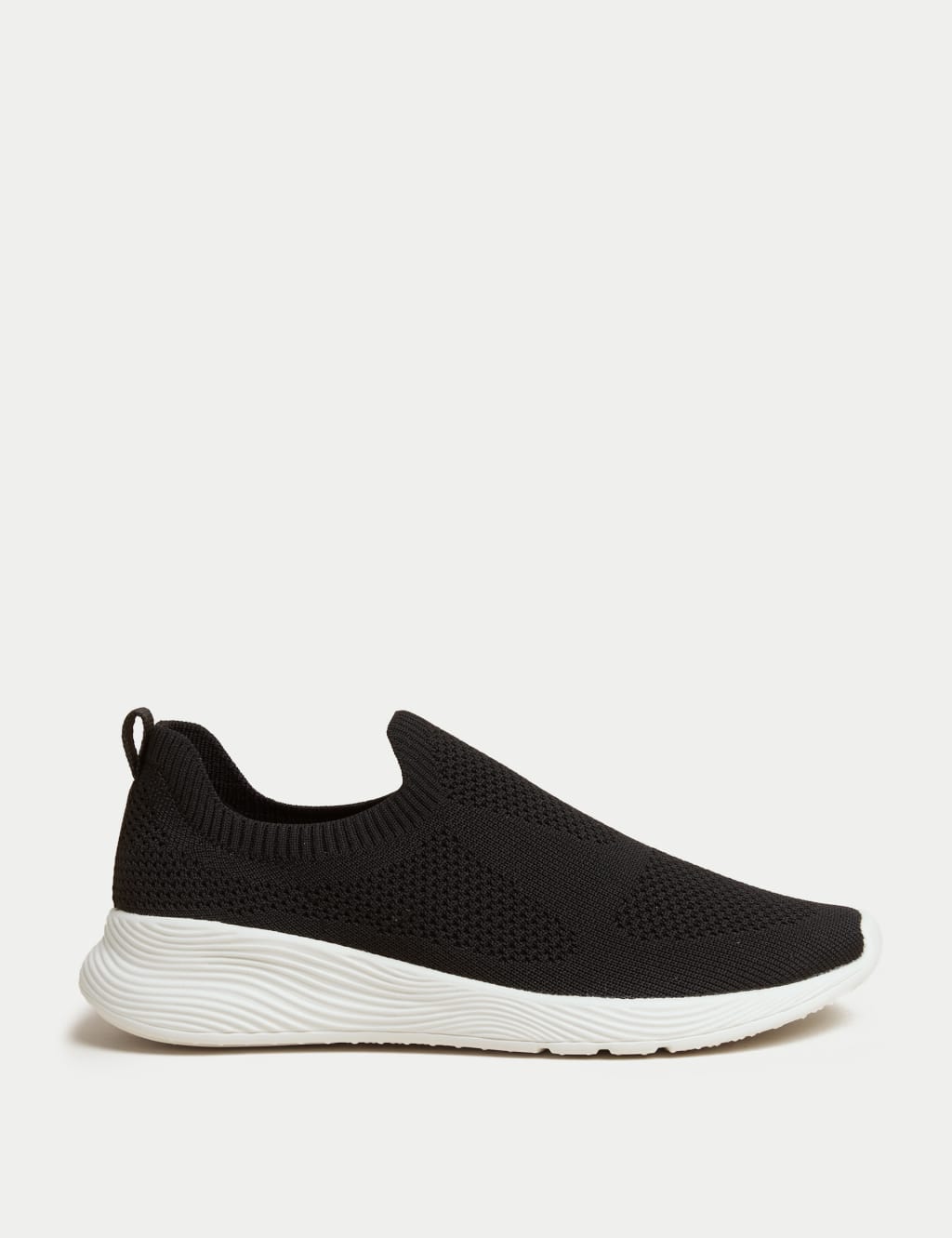 Slip on sale trainers mens black