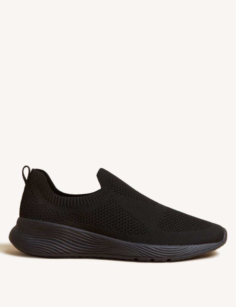 Black trainers slip on store