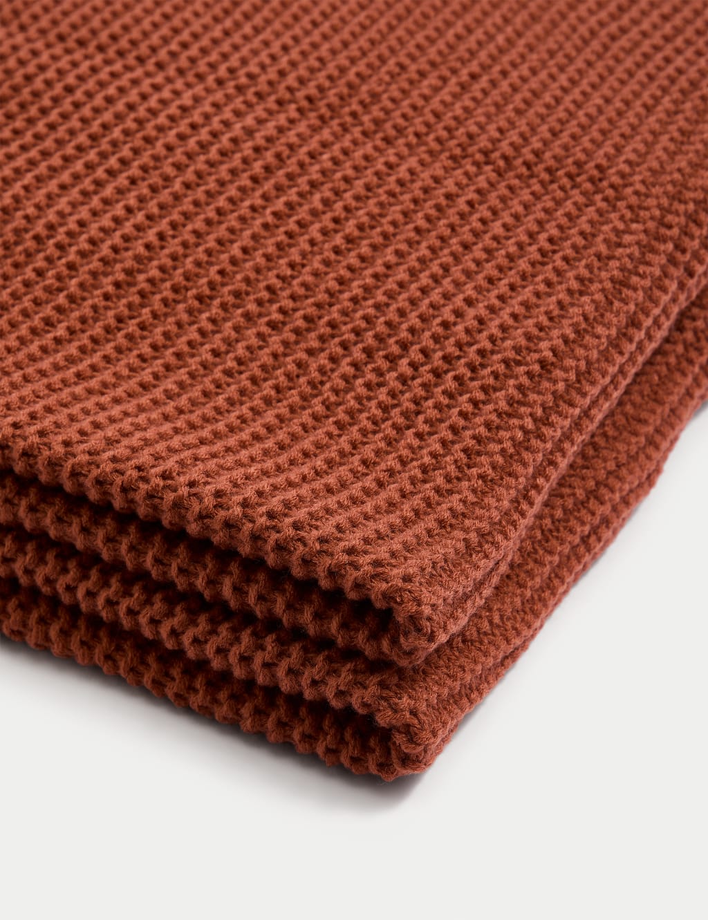 Knitted Tassel Throw M&S Collection M&S