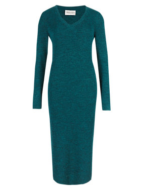 Knitted Tunic Dress with Wool Image 2 of 3