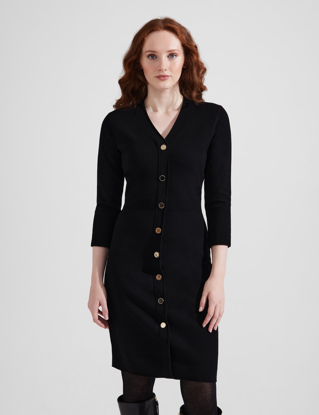Shift dress with cardigan outlet