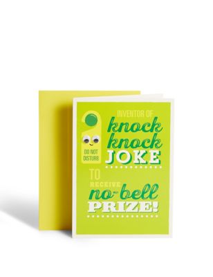 Knock Knock Joke Card Image 1 of 2