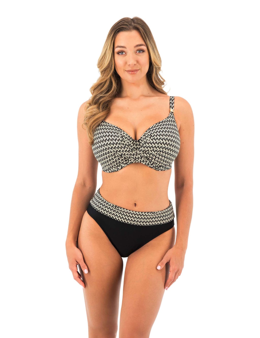 Black roll top bikini bottoms online