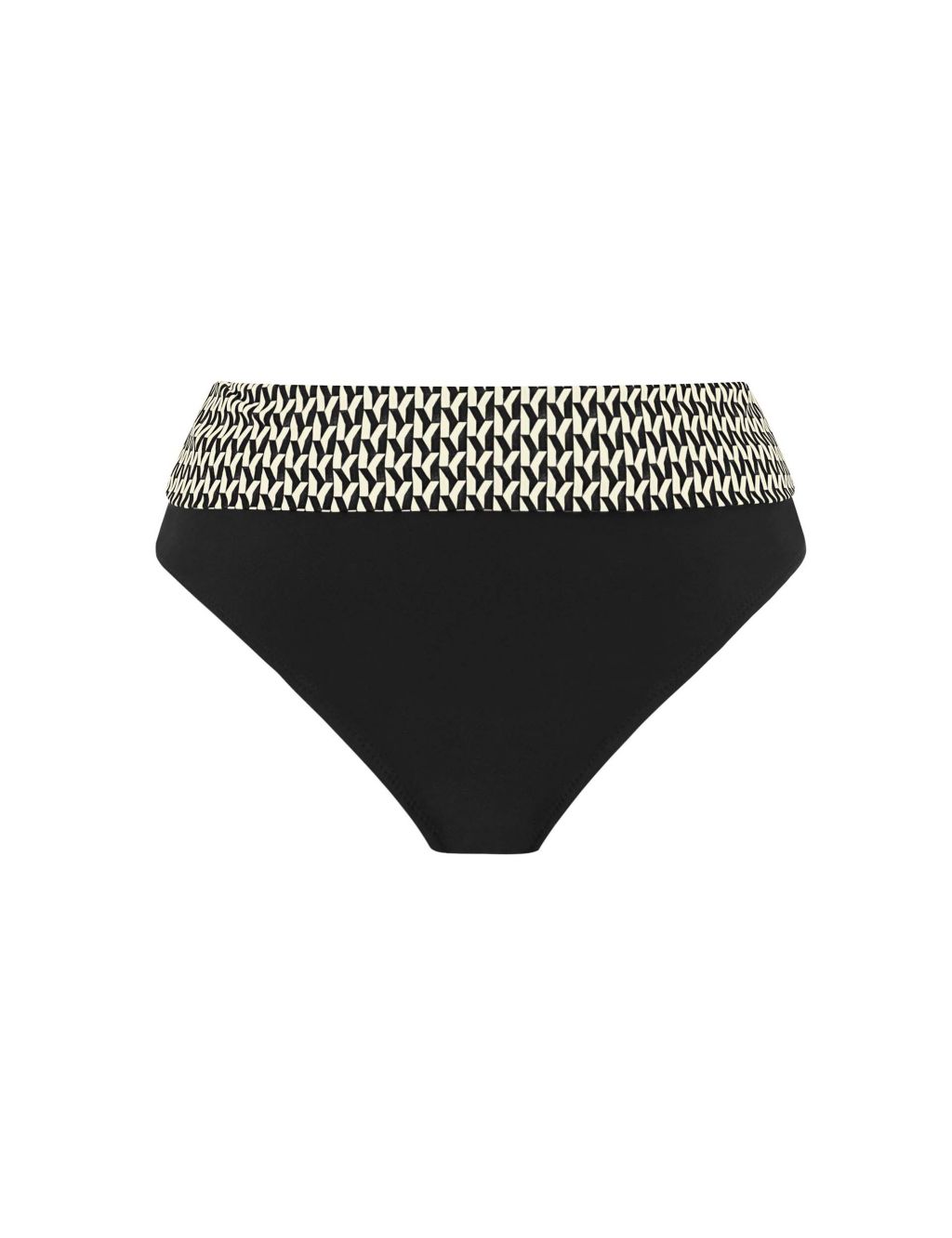 Koh Lipe Geometric Roll Top Bikini Bottoms 1 of 5