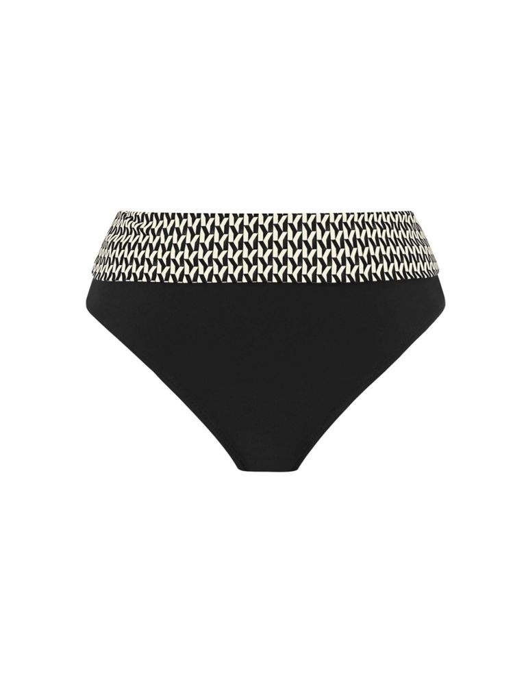 Koh Lipe Geometric Roll Top Bikini Bottoms 2 of 5