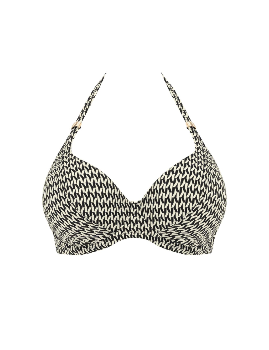 Koh Lipe Printed Wired Halterneck Bikini Top Fantasie M&S