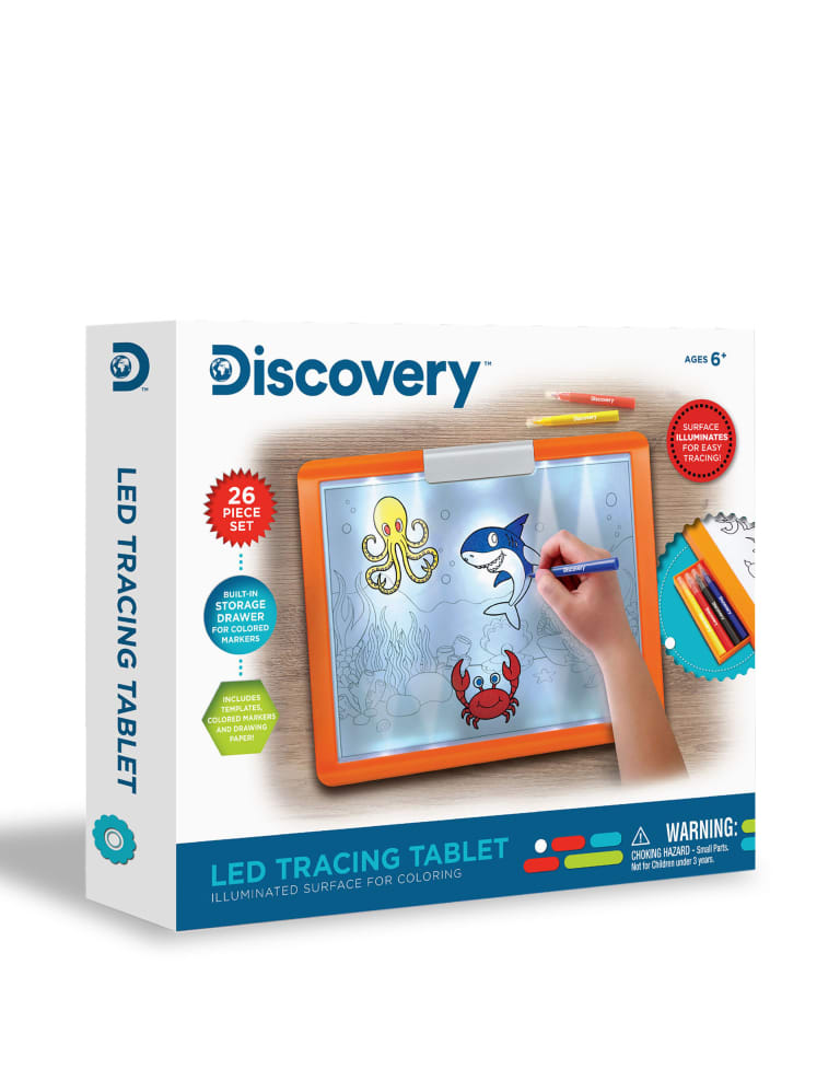 Discovery Kids Art Projector Drawing Surface for Coloring - White