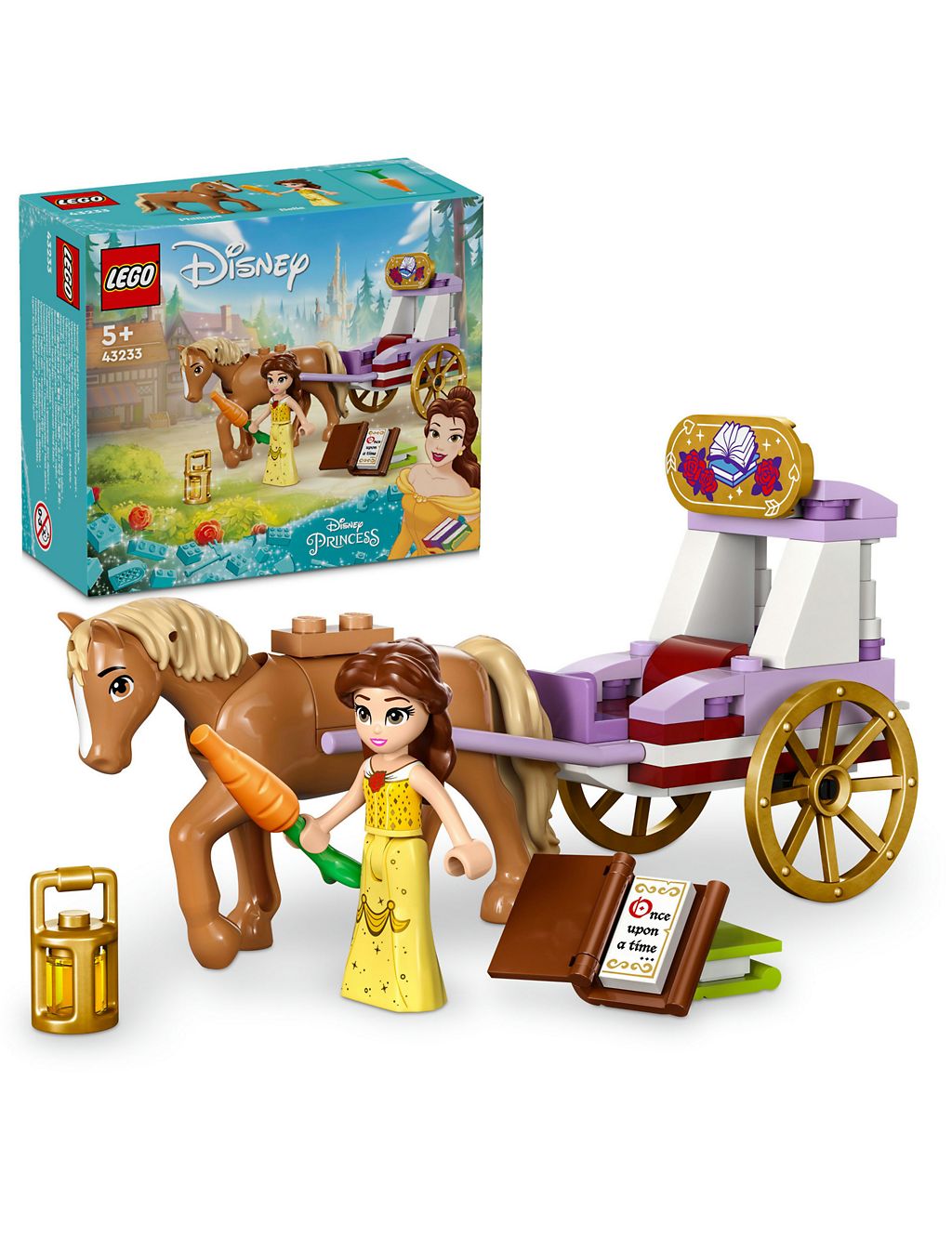 LEGO® ǀ Disney Princess Belle’s Storytime Horse Carriage 43233 (5+ Yrs) 3 of 4