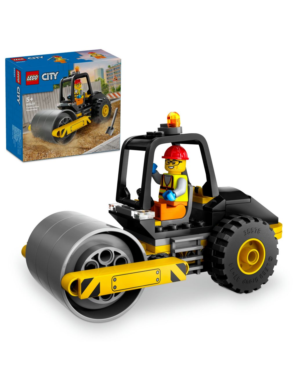 LEGO® City Construction Steamroller Toy 60401 (5+ Yrs) 3 of 4