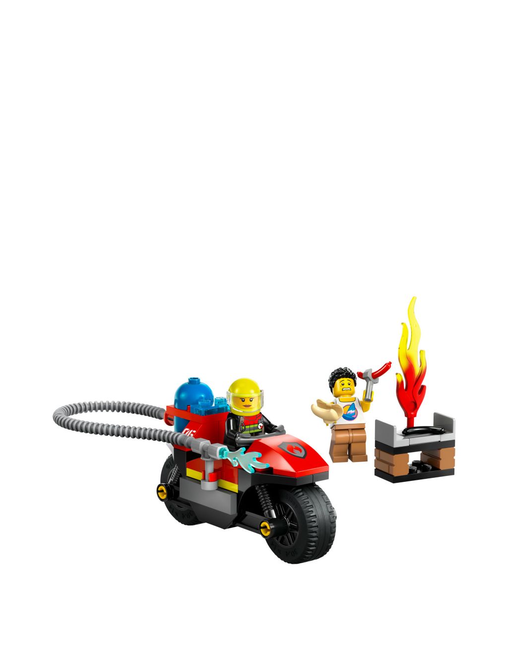 LEGO® City Fire Rescue Motorcycle Building Set 60410 (4+ Yrs) 4 of 4