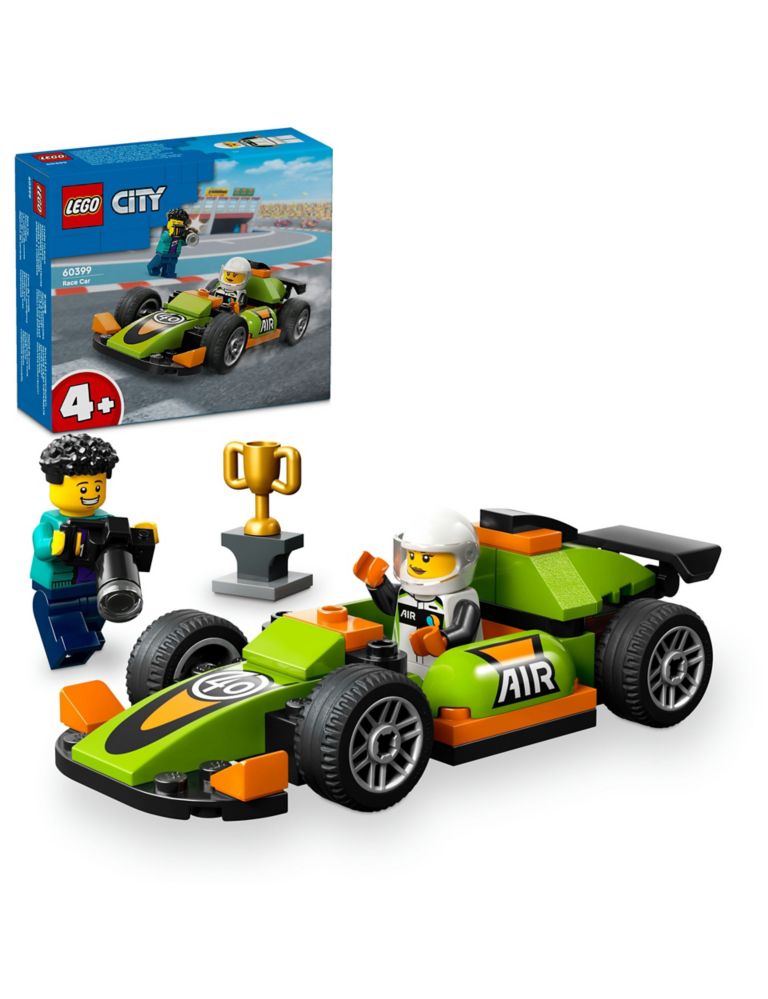 LEGO® City Green Race Car Racing Vehicle Toy 60399 (4+ Yrs) 1 of 4