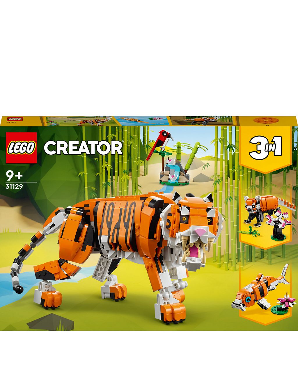 LEGO® Creator 3in1 Majestic Tiger (9+ Yrs) 1 of 3