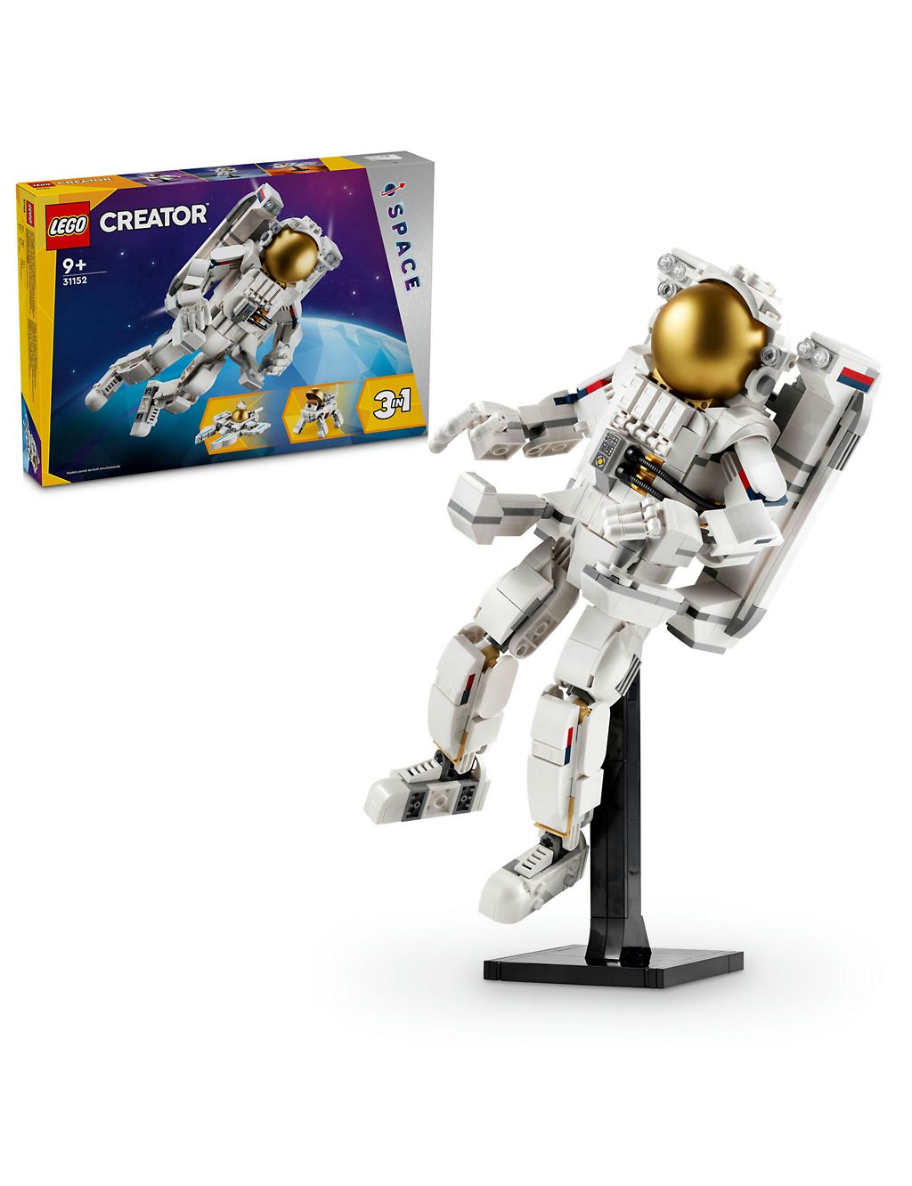 LEGO® Creator Space Astronaut 3in1 Toy Set 31152 (9+ Yrs) 3 of 5