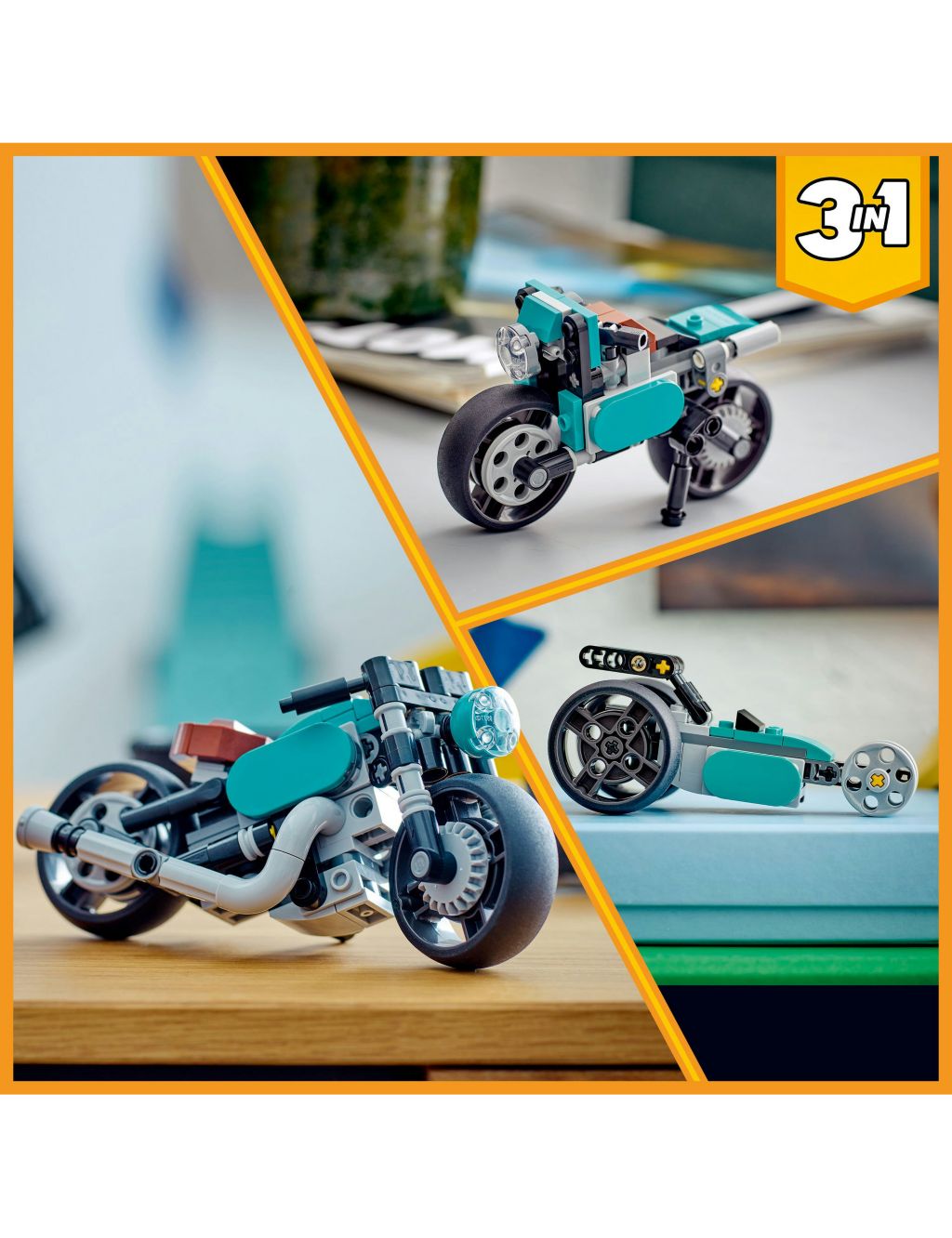 LEGO® Creator Vintage Motorcycle (8+ Yrs) 5 of 5