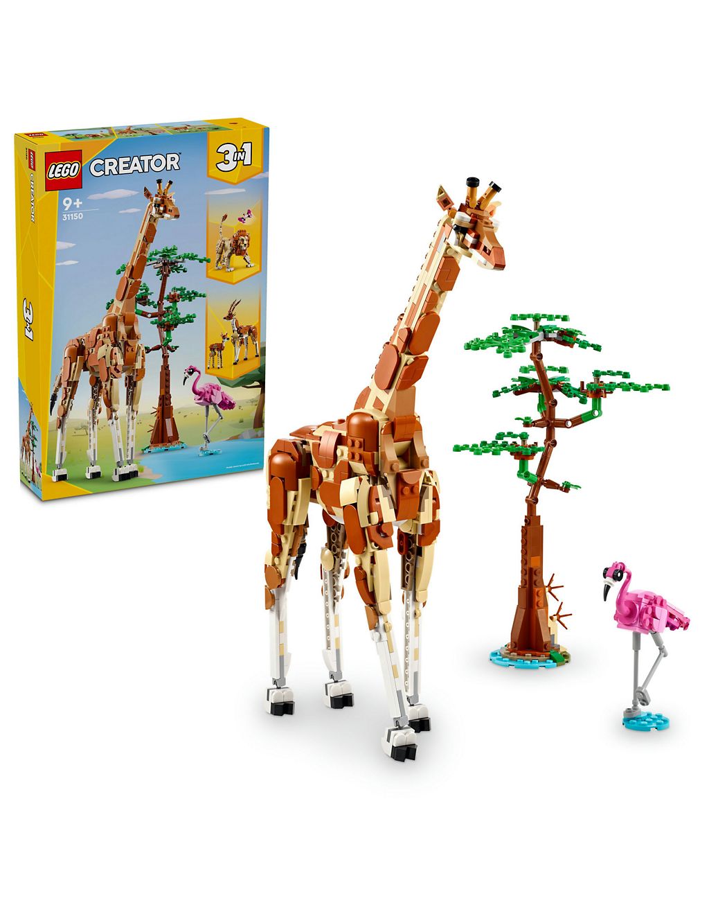 LEGO® Creator Wild Safari Animals 3in1 Set 31150 (9+ Yrs) 2 of 5