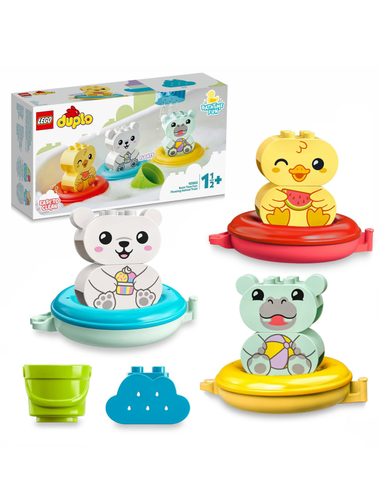 LEGO DUPLO My First Bath Time Fun Floating Animal Train 18