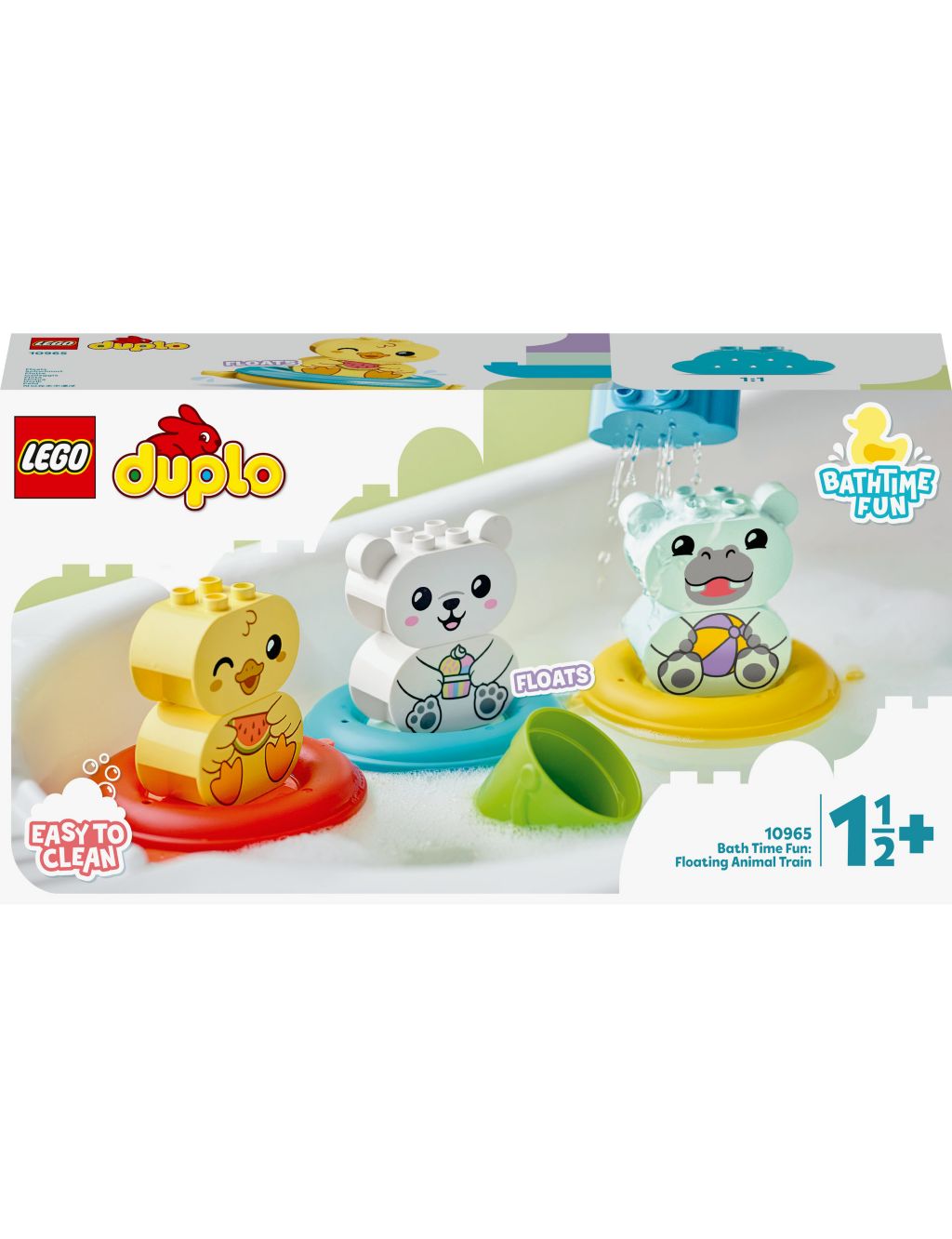 LEGO® DUPLO® My First Bath Time Fun: Floating Animal Train 10965 (18 Mths) 1 of 4