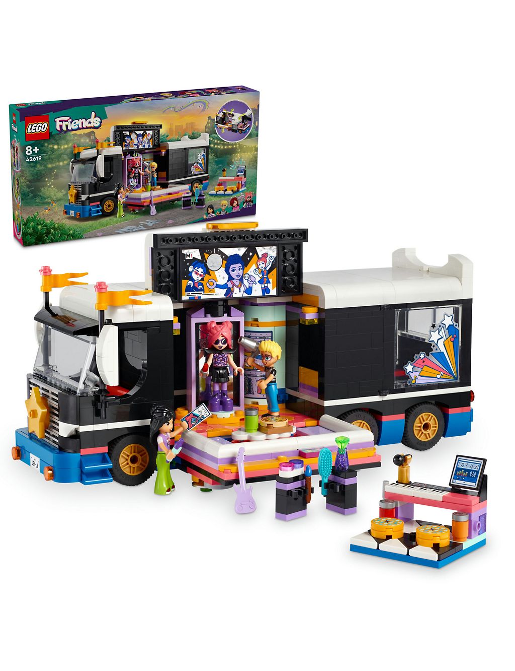LEGO® Friends Pop Star Music Tour Bus Toy 42619 (8+ Yrs) 2 of 5